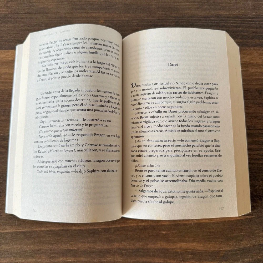 Eragon Christopher Paolini Spanish Edition‎ Paperback Libro Uno 2023